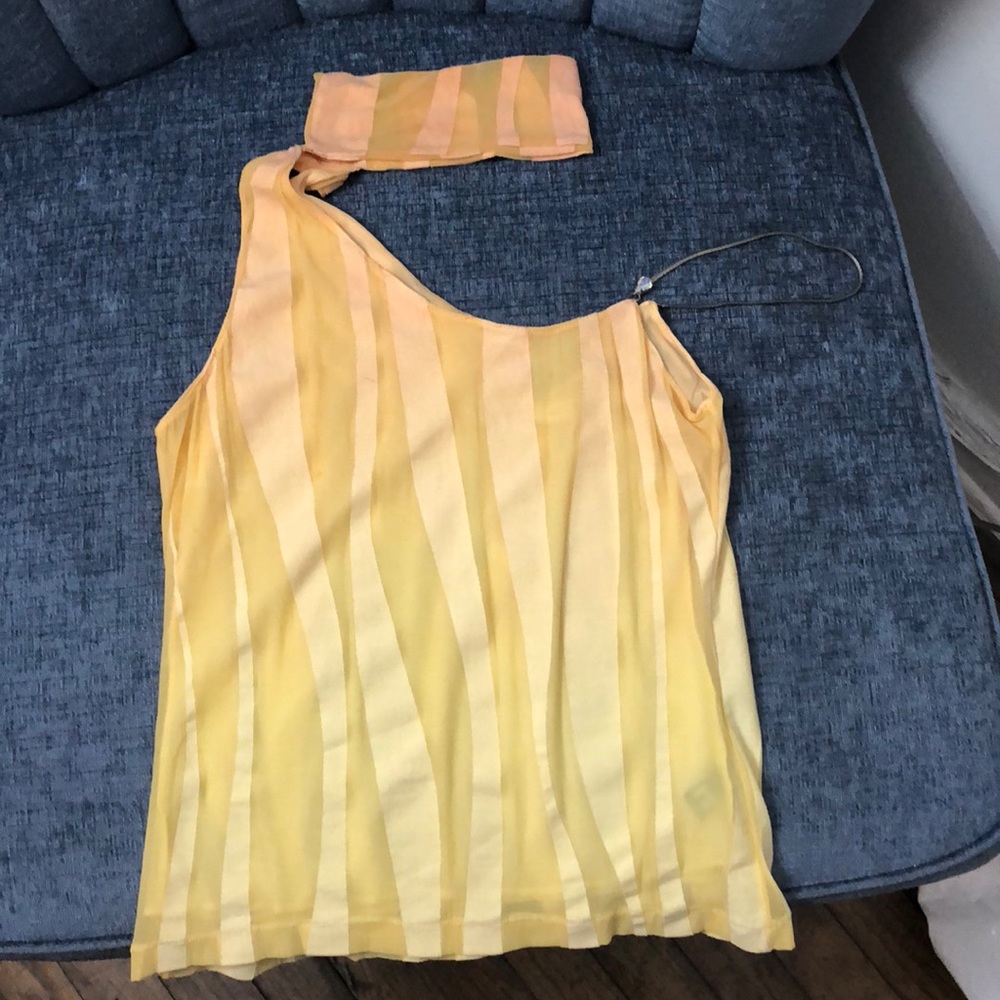 Versace chiffon top